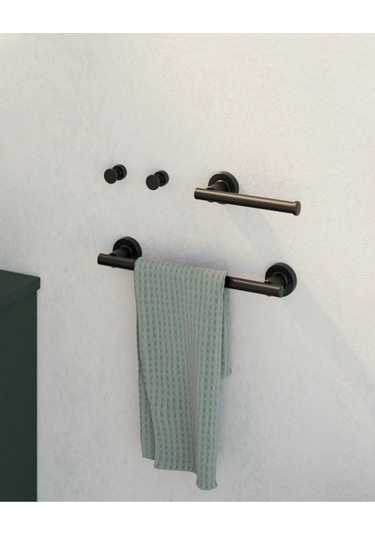 Tecno Black Havluluk, Uzun, 33 Cm - Mat Siyah Mat Siyah