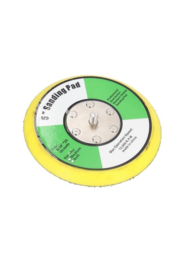 Ximistore9 Pu Malzeme Pnömatik Zımpara Diski, 5 İnç, 5/16"x24 Vida, 12000 Devir/dakika, Zımpara Ve Parlatma İçin Uygun