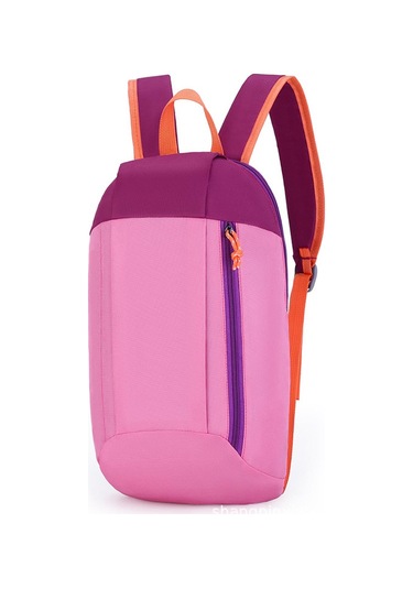 Decathlon Aynı Rahat Sırt Çantası Rahat Açık Hava Bisiklet Hafif Seyahat Spor Çantası Kilo Kaybı Sırt Çantası 03xekx Mavi-pembe 10 Litre Bej - Sarı