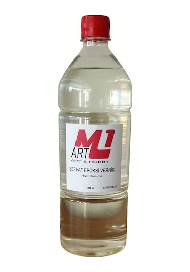 M1 Art Şeffaf Epoksi Vernik 1250.ml