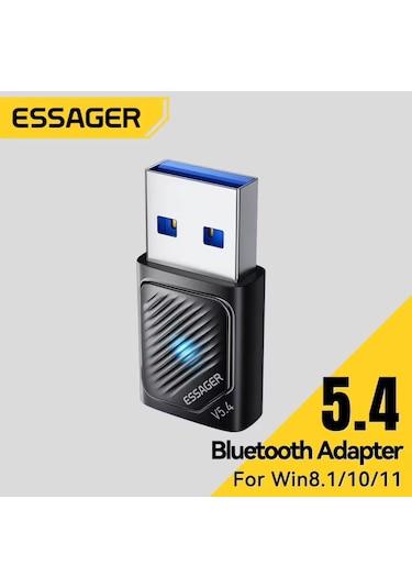 Essager Bluetooth Adaptör 5.4 Süper Hızlı Ce Lisanslı
