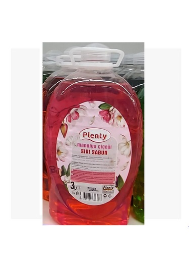 Plenty Manolya Çiçeği Sıvı Sabun 3 L