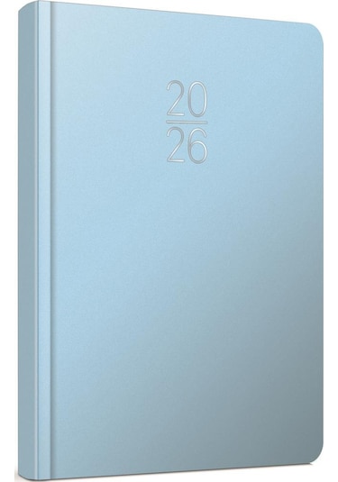 Gıpta 2026 Günlük Çizgili Ajanda 14x20 Cm 100-eck Pastel Mavi Pastel Mavi