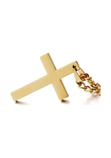 Jwl Paslanmaz Çelik Haç Kolye Istavroz Kolyesi