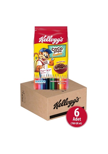 Coco Pops Jumbos Bts Mısır Gevreği 700x6 Adet, Lif, Demir Ve 6 Vitamin Içer