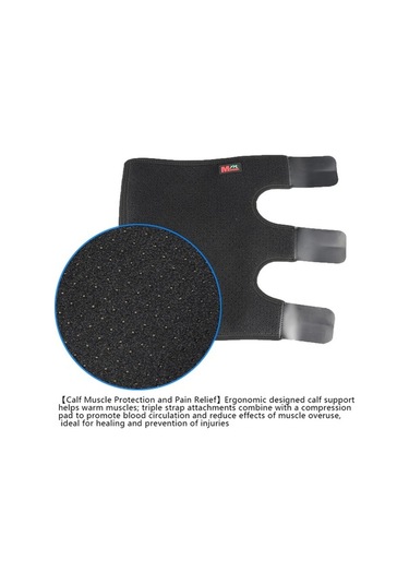 Flybuy Baldır Koruyucu Atel, Kaymaz Baldır Sarma, Siyah Kılıf Baldır Desteği Siyah