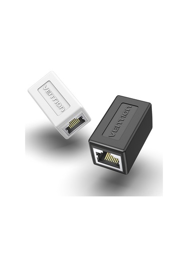 Xiyyadms Vention Ipv Cat.6 Ftp Rj45 Ağ Bağlantı Modülü, Gümüş Kaplı Bronz Pimler, Metal Gövdeyle Elektromanyetik Gürültü Engeli, 1 Adet Beyaz