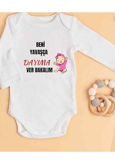 Lupi İsimli Zıbın Yazılı Bebek Zıbın Füme-altın Beyaz