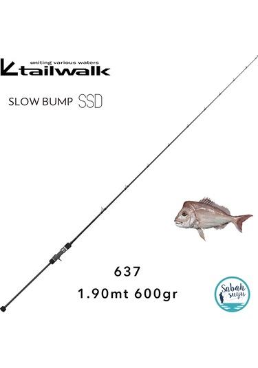 Tailwalk Slow Bump Ssd 637 190cm 600gr 1p Tetikli Slow Jigging Kamış Standart