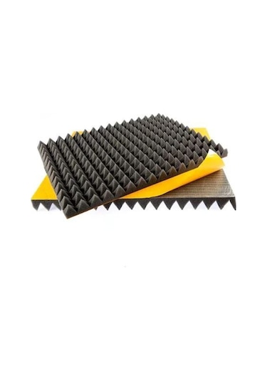 Ses Yalıtm Akustik Piramit Süngeri Kendinden Yapışkanlı 40mm Tdrtr