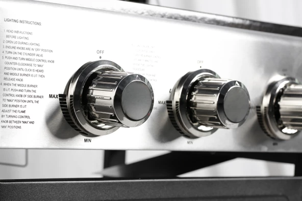 Shınerıch Srgg 31403 Gazlı Barbekü Gümüş - Siyah