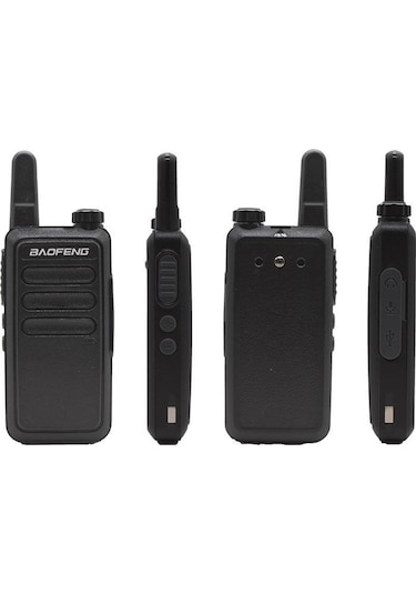 Valkyrie Baofeng BF-R5 Lisanssız Kulaklıklı Şarjlı 16 Kanal Vox El Telsizi
