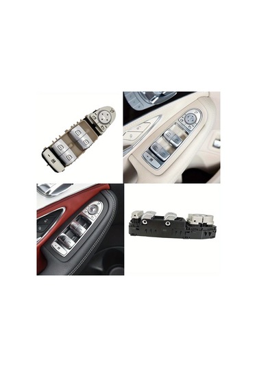 Motion003 Mercedes C E Glc Serisi 2015 2021 İcin Kahverengi Elektrikli Pencere Anahtar Kolu C200 E260 E300 Uyumlu 2059056811