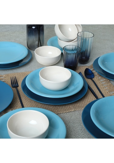 Keramika Blue Mix Yemek Takımı 18 Parça 6 Kişilik 031-413-420