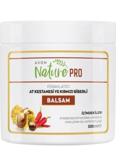 Avon At Kestanesi ve Kırmızı Biberli Balsam Masaj Jeli 500 ML