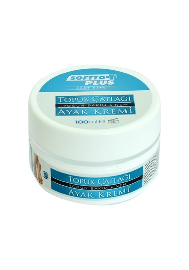 Softto Plus Yoğun Bakım ve Nemlendirici Bitkisel Karışımlı Topuk Çatlağı Ayak Kremi 100 ML