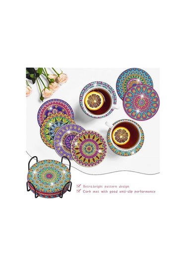 Ulzyvf Yap Tutuculu, Sanat Parça Kendin Elmas Diğer Bardak Bardak Altlıkları Altlığı Vg Diğer