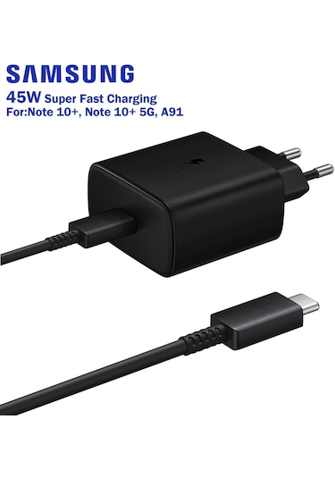 Samsung 45w Şarj Adaptörü Ve 5a Type-c Kablo Ep-ta845