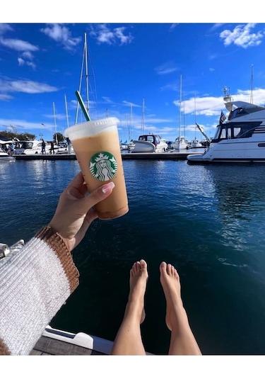 Starbucks Soğuk Buzlu Içecek Için Seyahat Bardağı 710 Ml Beyaz