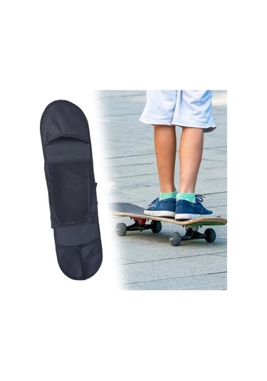 Pazly Suya Dayanıklı Siyah Omuz Kaykay Homyl Evrensel Cepli Çanta Wd Siyah Çok Renkli