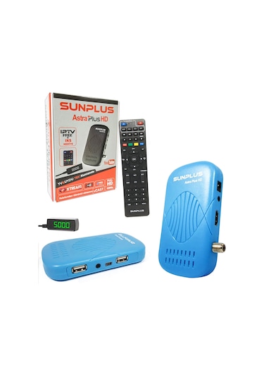 Rebera Astra Plus HD Hitech Uyumlu Full HD Wi-Fi Youtube 2x USB Mini Uydu Alıcı