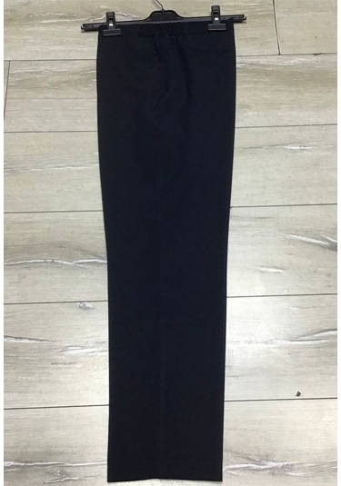 Ece Giyim Yanlardan Lastikli Büyük Beden Pantolon Plt98 Lacivert