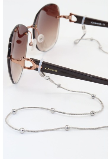 Çelik Gümüş. Çelik Boncuk Gözlük İpi. Gözlük Zinciri. Özel Tasarım Steel. Gözlük İpi. Gümüş