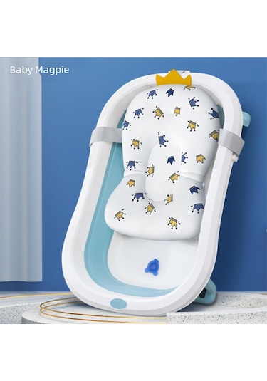 Geekyou Yeni Doğan Bebekler İçin Yükseltilmiş Geniş Beyaz Yıldız Desenli Yıkanma Yatağı - Kaymazsız, Ergonomik Ve Dayanıklı Banyo Matı