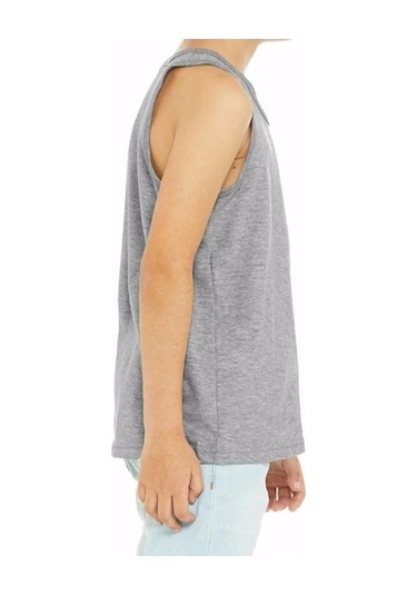 Tezzgelsin Erkek Çocuk Pamuklu Penye 6'lı Atlet Gri