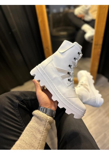 Knack Erkek Spor Bot B14 Beyaz Beyaz