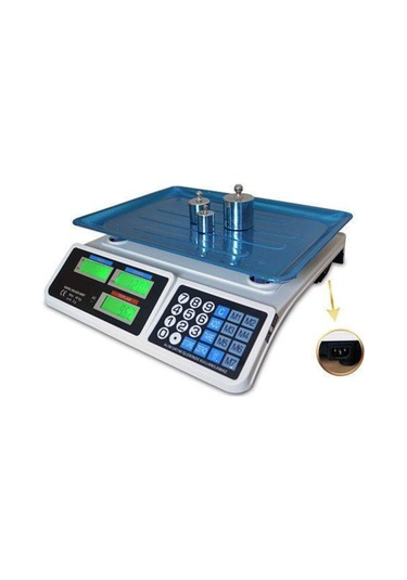 Elektronik Dijital Bakkal Manav Market Pazarcı Ve Kasap Terazisi 40 Kg Kapasiteli Karışık