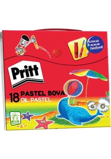 Pritt Çantalı Pastel Boya 18'li