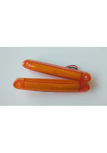 2 Adet Neon Led Lamba Slim Model Turuncu 12-24 Volt