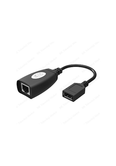 Usb Extender - Cat5 / Cat6 Kablosu Üzerinden Lan Uzatma Adaptörü