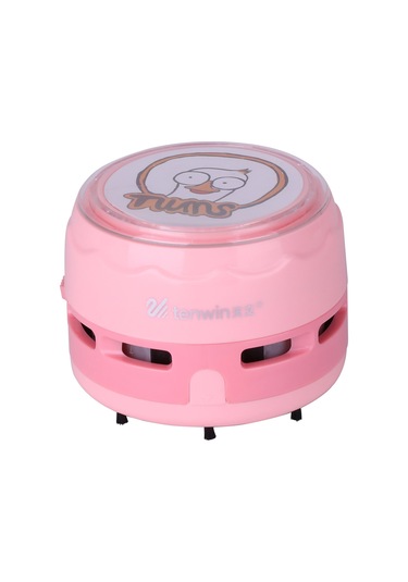 Symbee Mobil Masaüstü Süpürge, Abs Malzeme, 360 Güçlü Emme, Elektrikli Kırıntı Temizleyici, Pil İle Çalışır Pil Yok , Pembe - Dıy Desteği