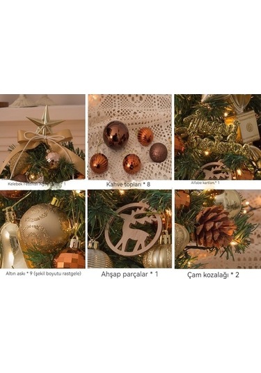 Novahub Yeni Süslemeleri Noel Noel Model Mini Malzemeleri Işık Gerekiyor Dekorasyon Değişiklik Ağacı Ny