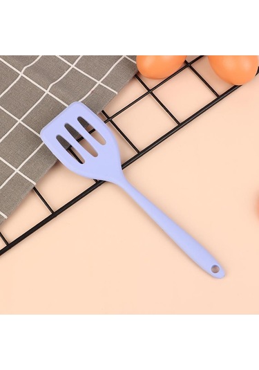 1 Adet Küçük Entegre Silikon Kızartma Küreği Pişirme Biftek Kızartma Küreği Mutfak Kızartma Yumurta Kızarmış Balık Küreği Pişirme Aracı Yeşil