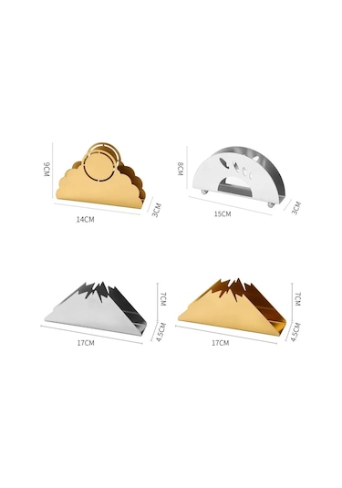 C-peçete Rafı Katı Paslanmaz Çelik İçi Boş Doku Rafı İçi Boş Peçete Tutucu Kağıt Havluluk Ev Gereçleri