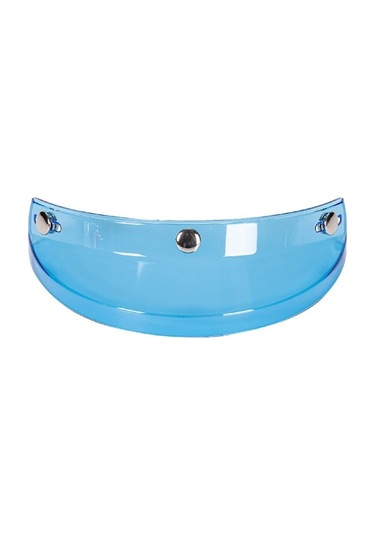 Mavi 3-kanca Kask Koruyucu, Uv/ısık/çizik Engeli, Güneş Ve Rüzgar Engeli, Retro Ters Yükleme Stili