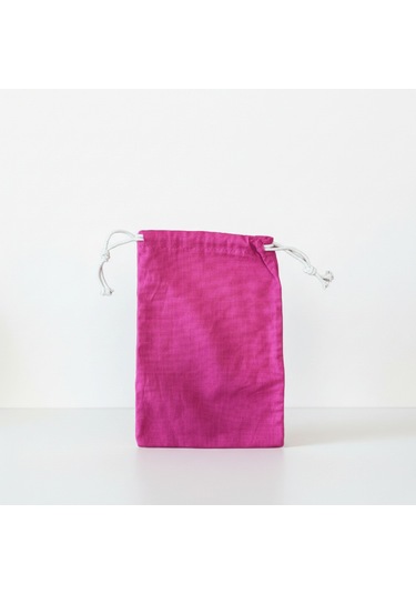Baghashtag Pembe Bez Kese 15 Cm X 20 Cm Diğer