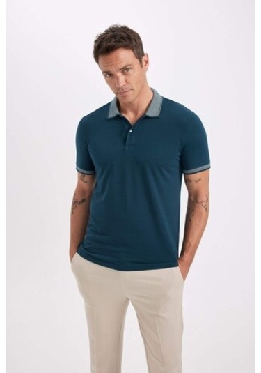DeFacto Slim Fit Dar Kesim Polo Yaka Kısa Kollu Pamuklu Tişört D0033AXNSGN614 DeFacto Slim Fit Dar Kesim Polo Yaka Kısa Kollu Pamuklu Tişört D0033AXNSGN614