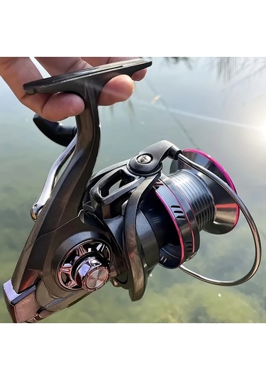 Motion003 Büyük Boy Balıkçılık Makarası 9000 12000 Tip 10000 Metal Makara 30kg Sürükleme 4 0 1 Dişli Oranı Pürüzsüz Döküm Naylon Gövde Tatlı Ve Tuzlu Su İçin