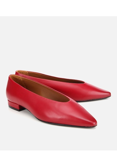 Hotiç Kadın Deri Kırmızı Yumuşak Dokulu Babet 01ayh312460a750 01ayh312460a750 Kırmızı
