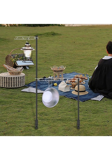 Homyl Kamp Masaüstü Depolama Rafı Askı Lambası Tek-katman Tek Katman