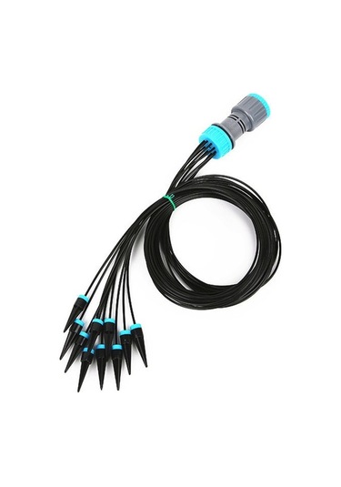 Trendooze Uzunlukta Sulama Sulama Sulama Spreyi Sistemi Otomatik Metre Damla Borusu Başlık Bahçe 10 1.6 No