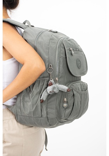 Ultra Hafif Çok Cepli Su Geçirmez Sırt Çantası Unisex Gri Model: 571-2e - Gri