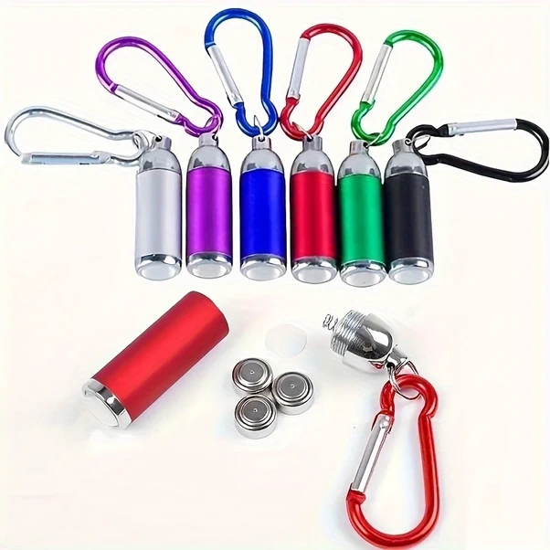 Dashanshop Mor Led Çakmak Işığı Kampçılık Acil Durumlar İçin Taşınabilir El Feneri Mor