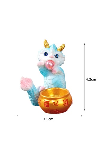 Homyl Çin Yeni Yılı Ejderha Heykeli Heykel Ev Oturma Stil-e