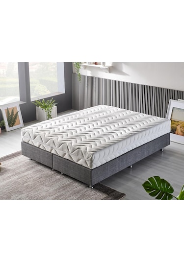 Niron Pocket 90x190 Cm Tek Kişilik Lüks Full Ortopedik Yumuşak - Orta Sert Paket Yaylı Yatak 90 x 190 Beyaz