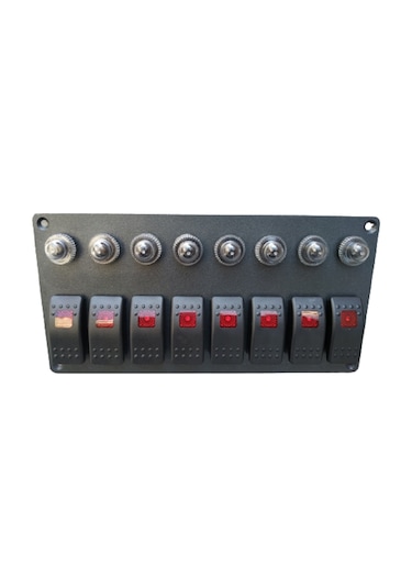 Tekne Ve Karavan Otomatik Sigorta Paneli. 8'Li